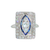 PLATINUM ART DECO .80CTW EURO