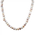 Estate Sterling Sliver Multi Color Fresh Water Pearl Necklace 5-7mm 17in