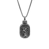 Sterling Silver Tree of Life Vial Necklace