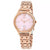 Citizen Eco Drive Rosetone Watch with Pink Dial EM0503-75X