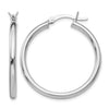 LESLIES STERLING 30MM HOOPS