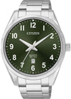 Citizen Quartz Movement Stainless Steel Green Dial with Date Watch BI1031-51X.