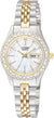 Citizen Quartz Two Tone Mother of Pearl Watch with Day/Date EQ0534-50D