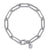 Sterling Silver Bujukan Textured Paperclip Bracelet