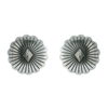 S/S FLOWER SHAPE CONCHO EARRIN