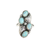 S/S IMATATION OPAL RING