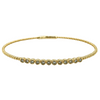 14kt Yellow Gold .36ctw Flexible Diamond Bangle