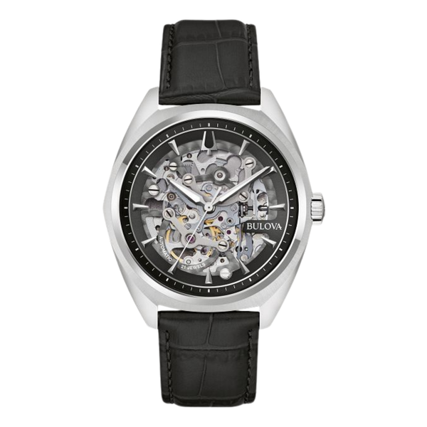 Bulova Automatic Surveyor Watch with Black Strap 96A310