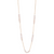 18K Gold Pearl Chain Necklace 18"