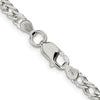 STERLING 4.25MM DIA CUT FLAT D