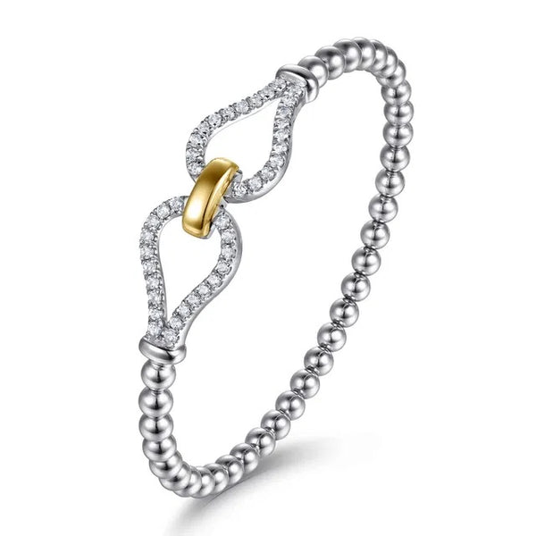 BUJUKAN STERLING 14K YG .95CTW
