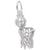 Sterling Silver Basketball Net Charm