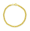 Stellari18K Yellow Gold Plated Byzantine Bracelet