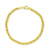 Stellari18K Yellow Gold Plated Byzantine Bracelet