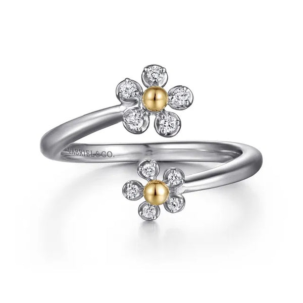 14K YG STERLING .10CTW G-H SI+