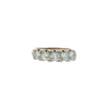 Estate 14kt Yellow Gold 1.2ctw 5 Diamond Band H SI1-SI2