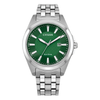 Citizen Eco Drive Stainless Peyton Watch Green Dial BM7530-50X