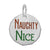 STERLING NAUGHTY NICE TAG CHAR