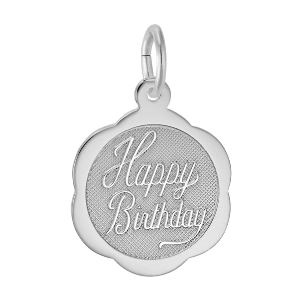 STERLING HAPPY BIRTHDAY SCALLO
