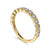 14K Yellow Gold Cushion Shape Diamond Band.