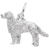 Sterling Silver Golden Retriever Charm