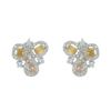 14K T/T .90CTW NATURAL FANCY D