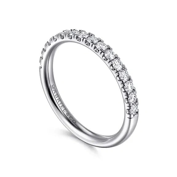 14K White Gold .40CTW Prong Set Diamond Band S2086918