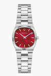 Super Seville Mini 25mm Stainless Red Mother of Pearl Dial