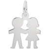Sterling Silver Boy & Girl Charm