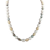 Estate Nickel Opera Length Baroque Mixed Pearl Strand