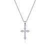 14K WG .25CTW G-H SI+ CROSS 17