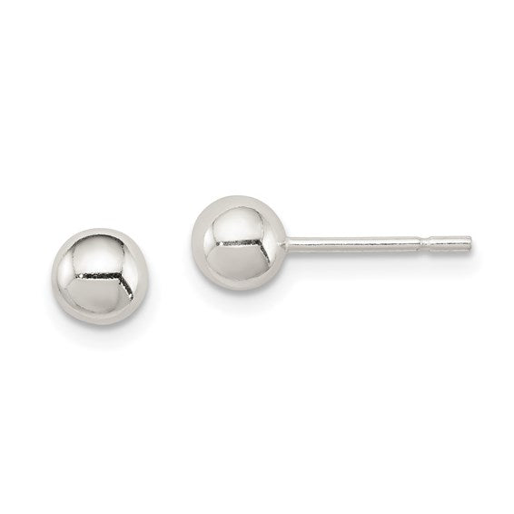 STERLING 5MM BALL POSTS
