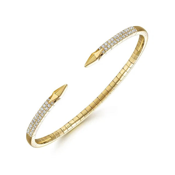 DEMURE 14K YG .48CTW G-H SI+ S