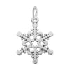 STERLING SNOWFLAKE CHARM