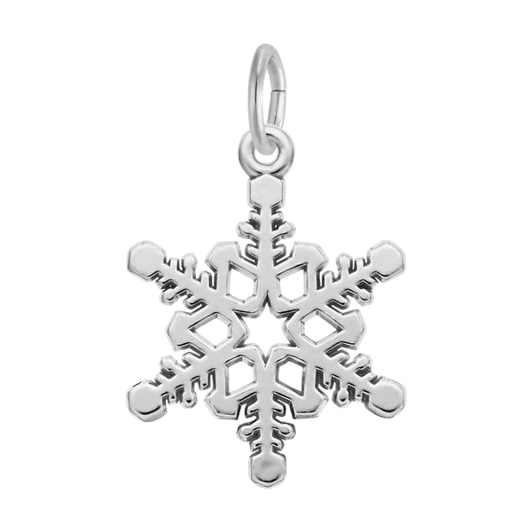 STERLING SNOWFLAKE CHARM.