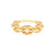 14K YG OPEN CABLE RING