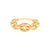 14K YG OPEN CABLE RING