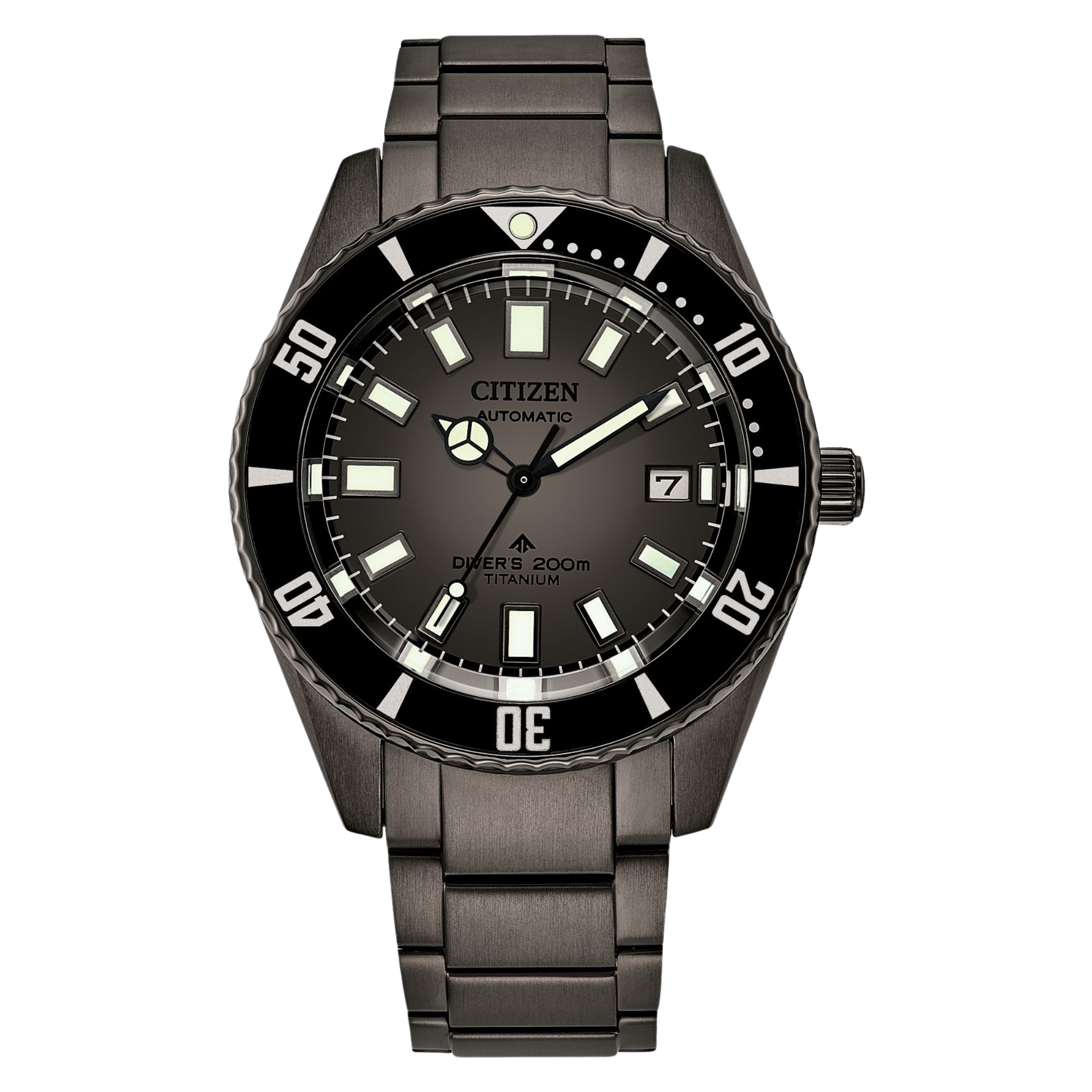 CITIZEN AIR DIVER'S 200M ブラック Citizen Promaster Fujitsubo Automatic Black Divers Watch NB6025-59H