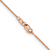 14K Rose Gold 1.1MM Cable Chain 18"