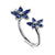 14K WG 1.34CTW SAPPHIRE .09CTW