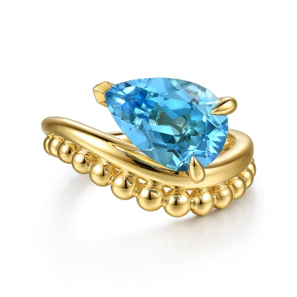 BUJUKAN 14K YG 3.76CT SWISS BL