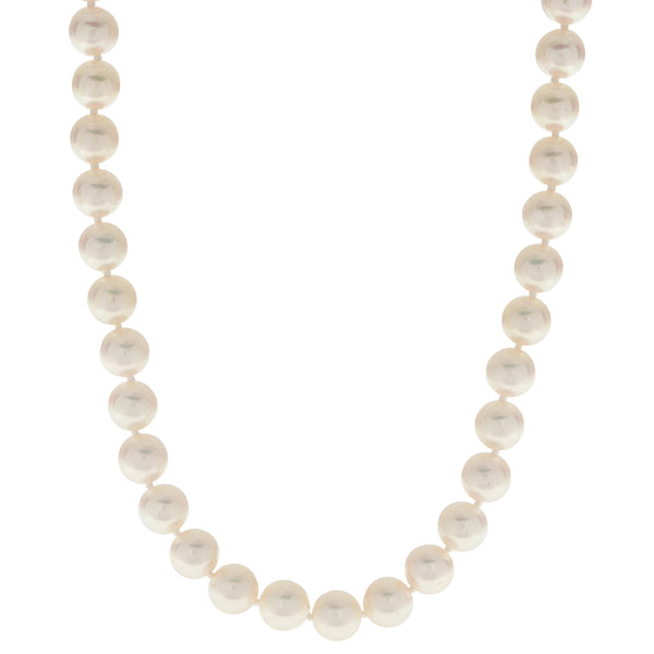 14K YG 7-7.5MM A AKOYA PEARL S