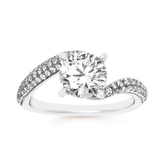 14K WG .35CTW G-H SI1/SI2 PAVE