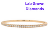 14K Lab Grown Diamond Stretch Bracelet