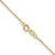 10K Yellow Gold .5MM Gold Baby Box Chain 16"