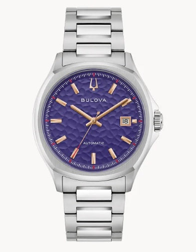NYC Tony Bennett 39mm Automatic Stainless Purple Rose Tone Dial