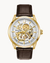 Sutton Classic Automatic 43mm Gold Tone Exhibition Face Watch