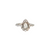 14KW PEAR HALO ENG RING