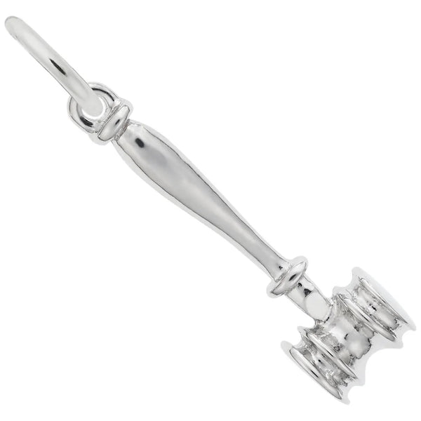Sterling Silver Gravel Charm