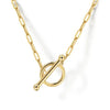 14K Yellow Gold Chain with Toggle Clasp.